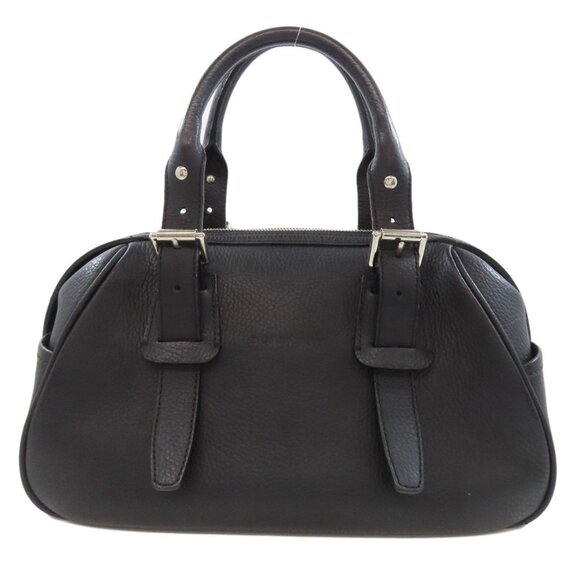 BURBERRY Black Leather Bag - Picture 1 of 11